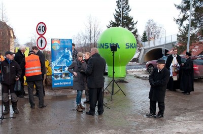 Otwarcie tunelu ul.Parkowa Karpacz