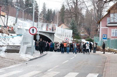 Otwarcie tunelu ul.Parkowa Karpacz