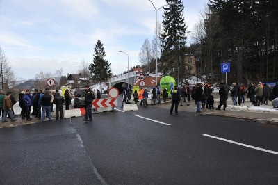 Otwarcie tunelu ul.Parkowa Karpacz