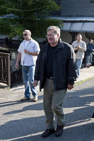 Prezydent Bronisław Komorowski na Śnieżce-10.08.2010r.