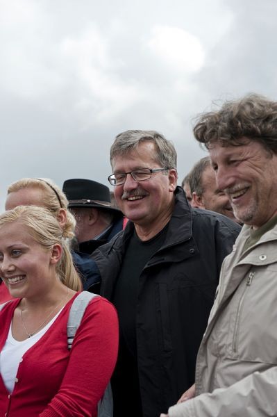 Prezydent Bronisław Komorowski na Śnieżce-10.08.2010r.