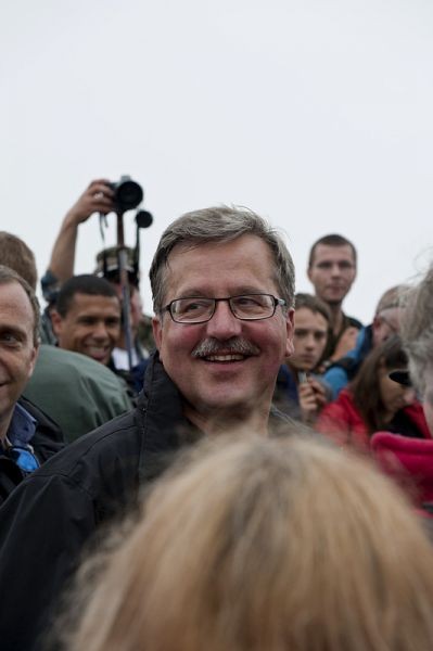 Prezydent Bronisław Komorowski na Śnieżce-10.08.2010r.