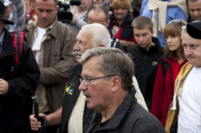 Prezydent Bronisław Komorowski na Śnieżce-10.08.2010r.