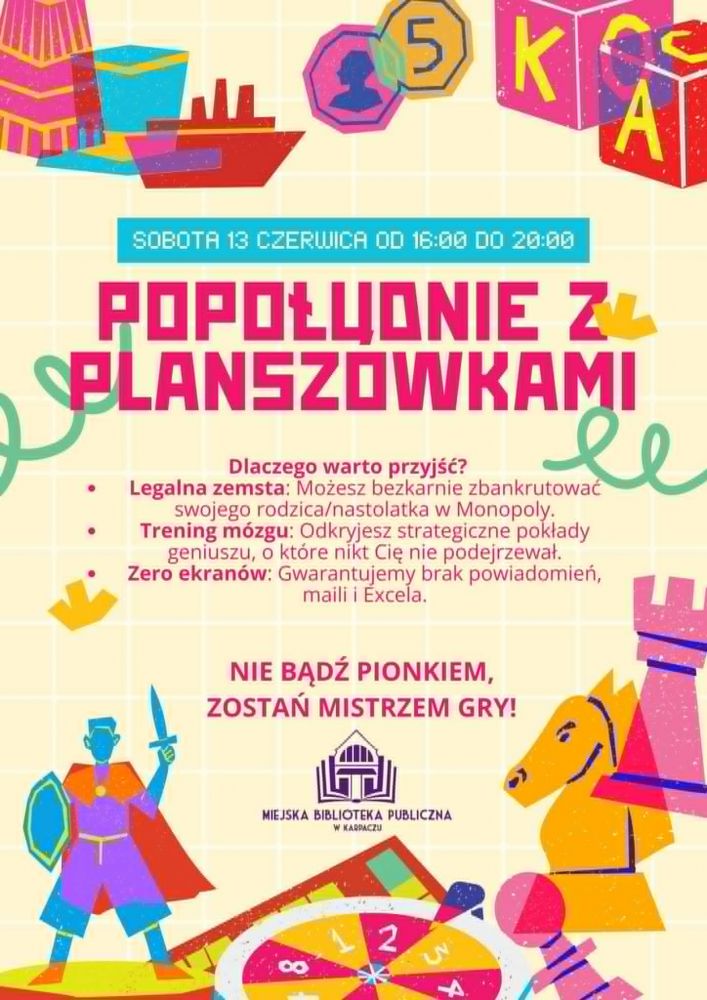 Popołudnie z planszówkami