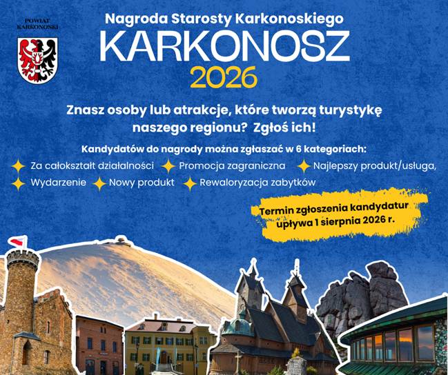 Karkonoskie Spotkania Turystyczne 2026 - zgłoś kandydata