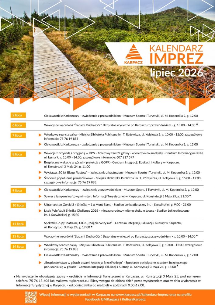 KALENDARZ IMPREZ - LIPIEC