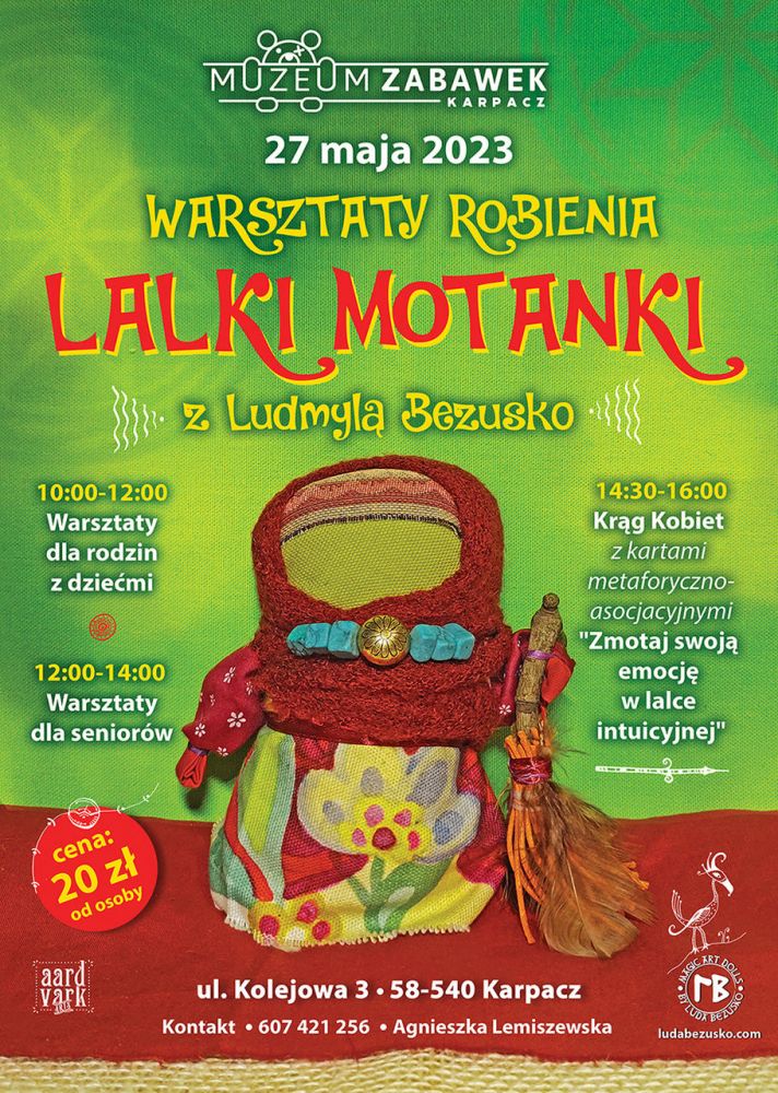 Lalki Motanki z Ludmylą Bezusko