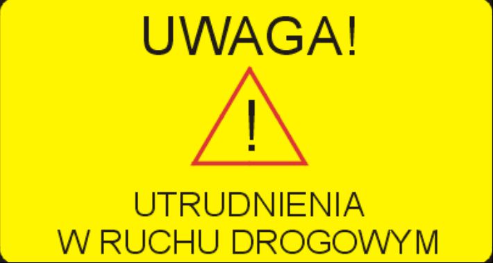 Utrudnienia w ruchu drogowym