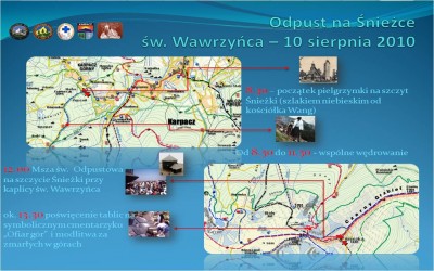 10 sierpnia Odpust na Śnieżce