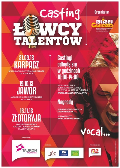Casting wokalny w Restauracji Muzycznej 