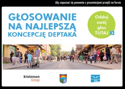 Głosuj na najlepszy projekt deptaka