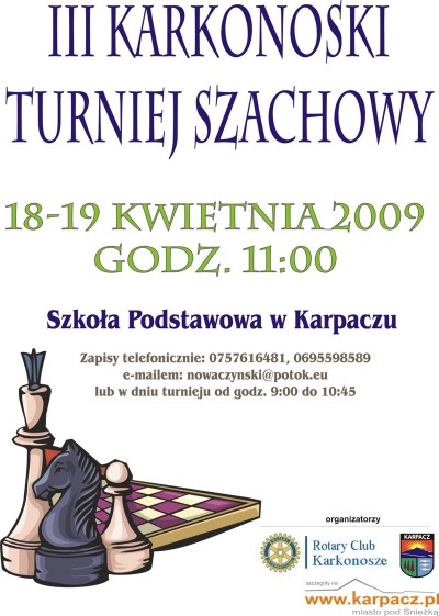 III Karkonoski Turniej Szachowy  Open Rotary
