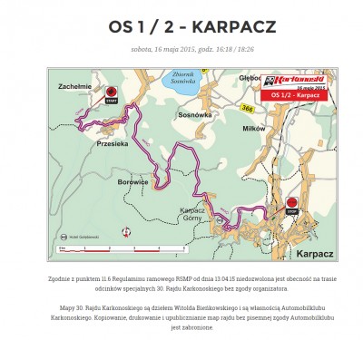 Już w najbliżysz weekend 30. Rajd Karkonoski