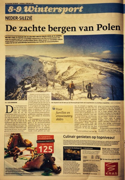 Karkonosze w De Telegraaf