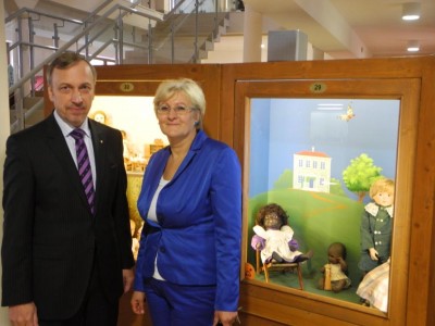 Minister Zdrojewski w Muzeum Zabawek