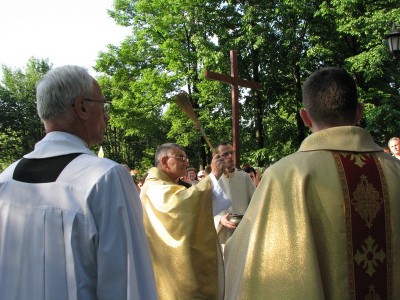 Odsłonięcie tablicy bł.ks.Jerzego Popiełuszki
