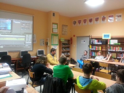 Rozpoczęcie zajęć Koła Młodego Reportera