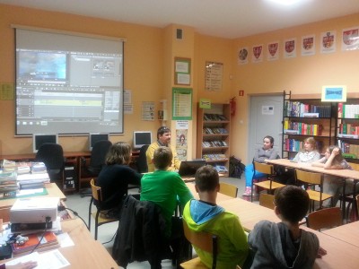 Rozpoczęcie zajęć Koła Młodego Reportera