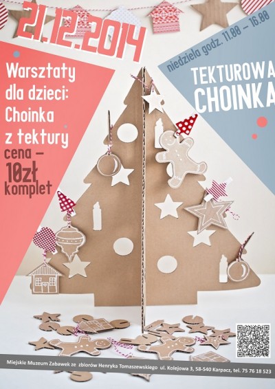 Warsztaty bożonarodzeniowe w Miejskim Muzeum Zabawek