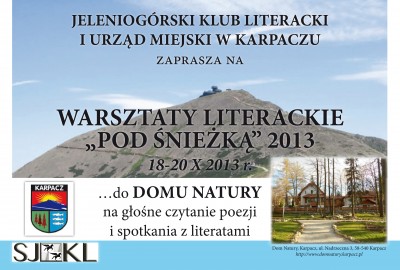 WARSZTATY LITERACKIE POD ŚNIEŻKĄ 