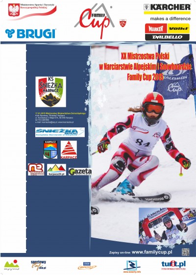  XX Amatorskie Mistrzostwa Dolnego Śląska w Narciarstwie Alpejskim i Snowboardzie Family Cup 2015