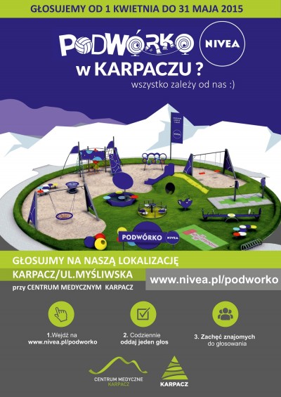 Zagłosuj na podwórko Nivea w Karpaczu