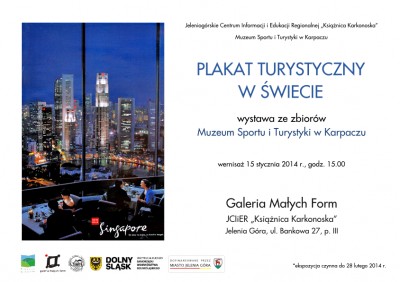 Zaproszenie na wernisaż wystawy Plakat turystyczny w świecie 