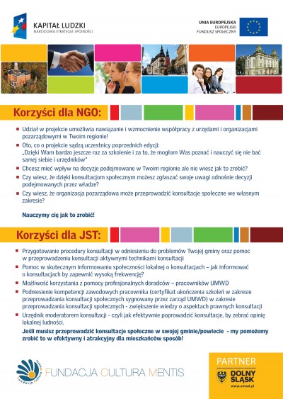 Zostań specjalistą ds. konsultacji społecznych