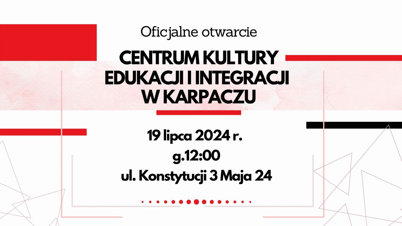 Uroczyste otwarcie Centrum Kultury, Edukacji i Integracji w Karpaczu