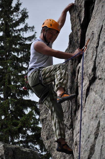 Rock climbing