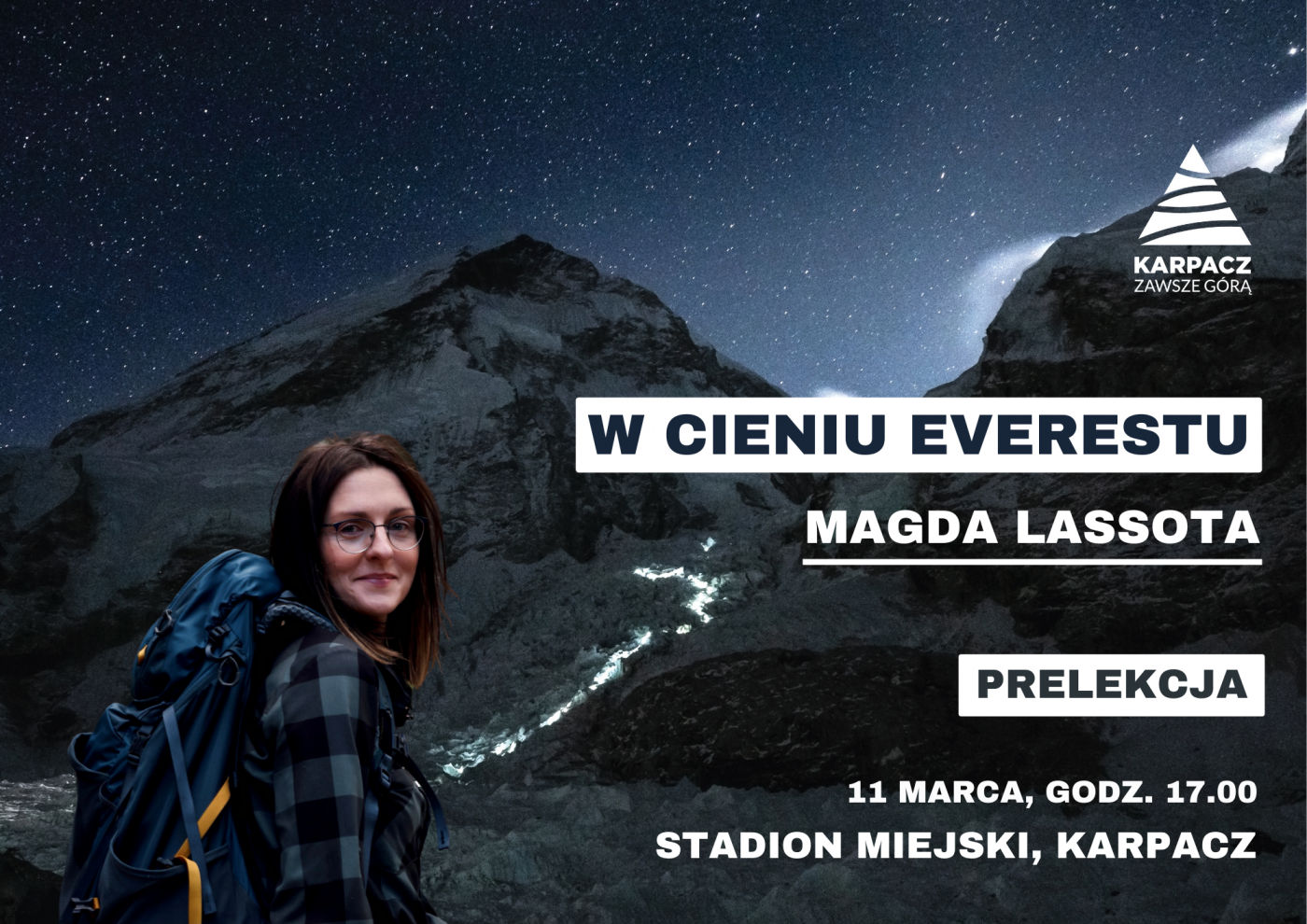 Prelekcja W cieniu Everestu z Magdą Lassotą