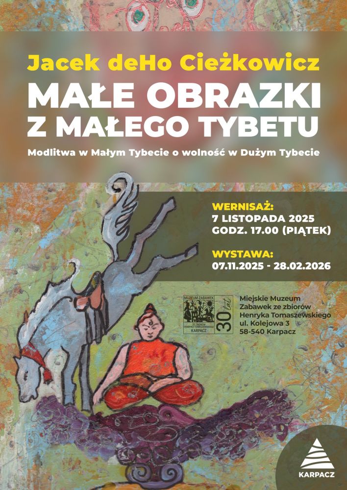 Wernisaż wystawy Małe Obrazki z Małego Tybetu Jacka deHo Cieżkowicza
