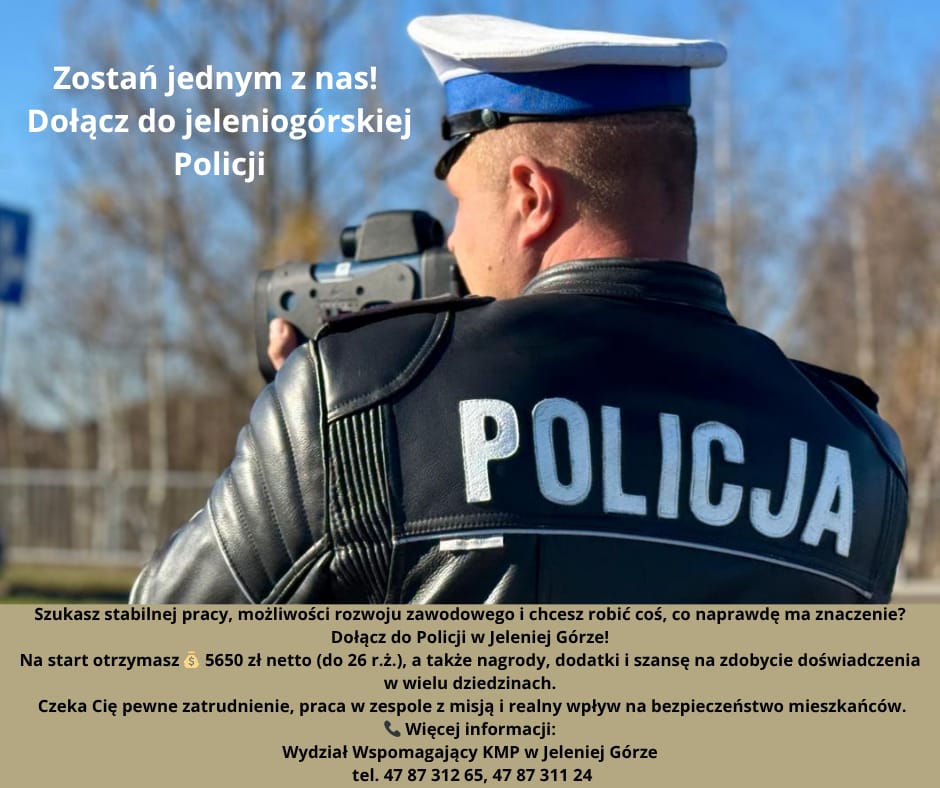 Nabór do służby w Komendzie Miejskiej Policji w Jeleniej Górze