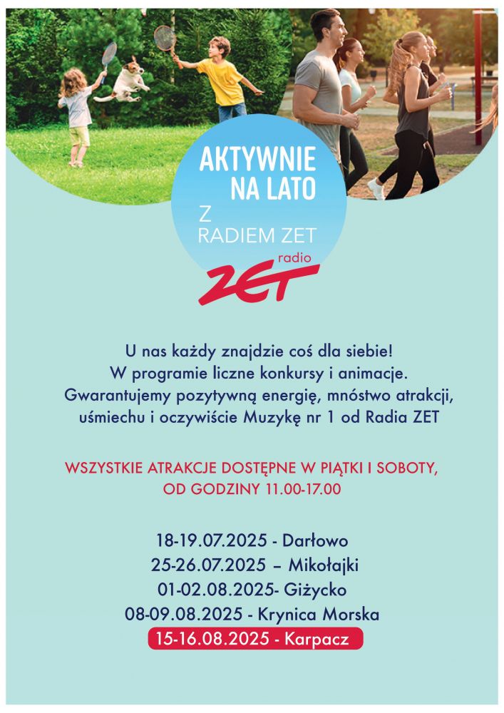 „Aktywnie na Lato” z Radiem ZET 
