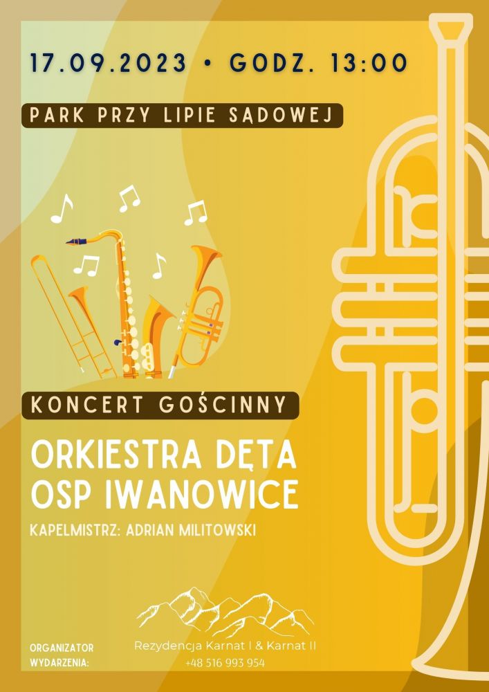 Koncert gościnny Orkiestry Dętej OSP Iwanowice