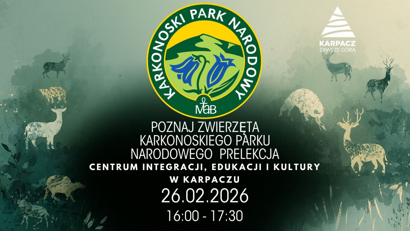 Poznaj zwierzęta Karkonoskiego Parku Narodowego -  prelekcja