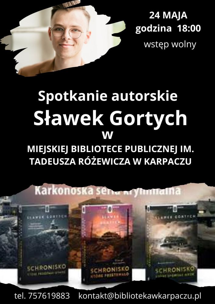 Spotkanie autorskie ze Sławkiem Gortychem