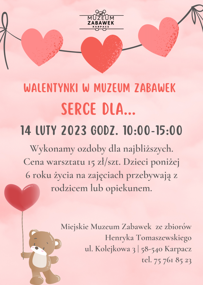 Walentynki w Muzeum Zabawek