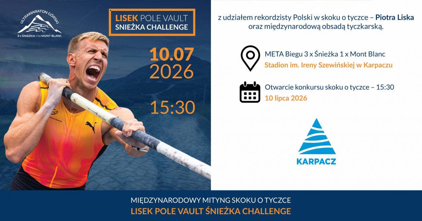 Lisek Pole Vault Śnieżka Challenge 2026