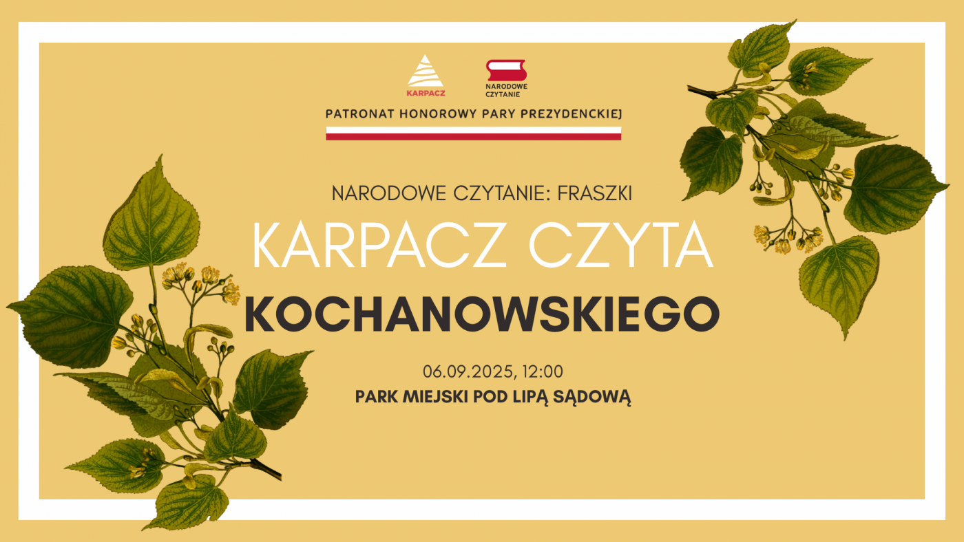 Narodowe Czytanie 2025 – Karpacz czyta Kochanowskiego