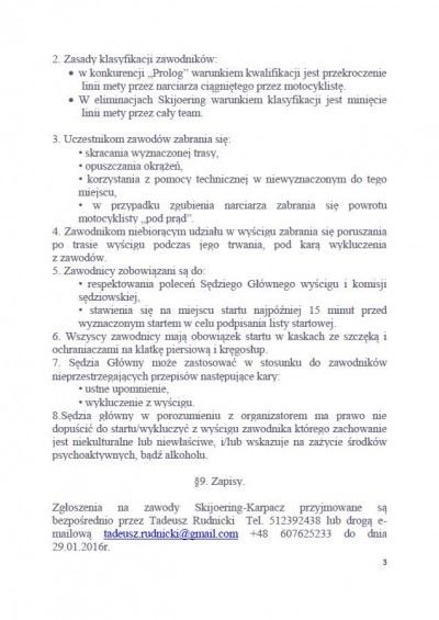 V Międzynarodowe Mistrzostwa Polski w Skijoering
