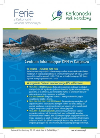 Odkryj Karkonosze zimą