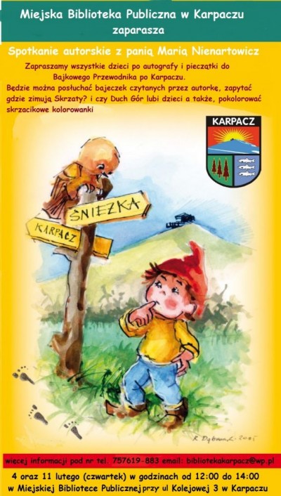 Spotkanie autorskie z panią Marią Nienartowicz