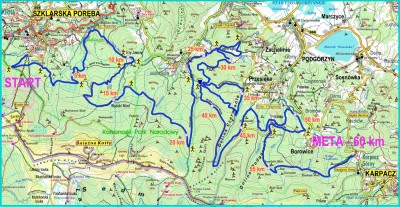 Rowerem przez Karkonosze