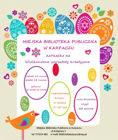 Wielkanocne warsztaty kreatywne dla dzieci