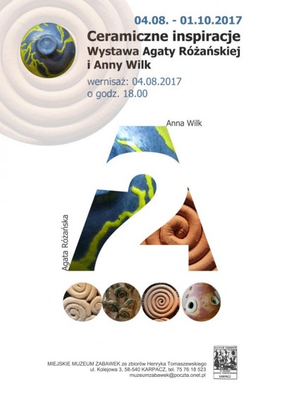 Wernisaż wystawy Agaty Różańskiej i Anny Wilk - CERAMICZNE INSPIRACJE