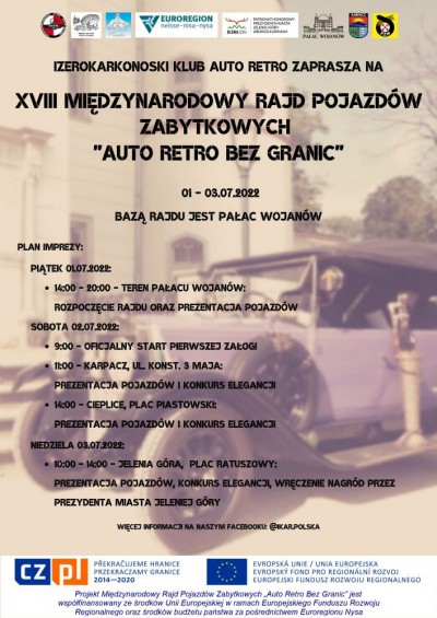 XVIII Międzynarodowy Rajd Pojazdów Zabytkowych Auto Retro Bez Granic