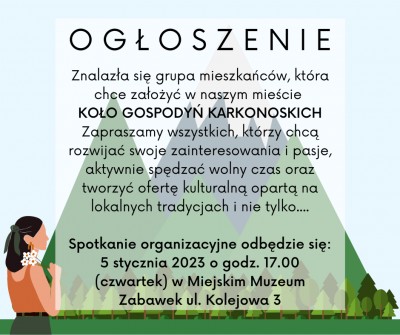 Spotkanie organizacyjne Koła Gospodyń Karkonoskich