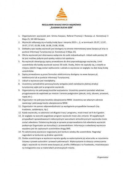 Wakacyjne wędrówki Śladami Ducha Gór. Bezpłatne wycieczki po Karpaczu z przewodnikiem