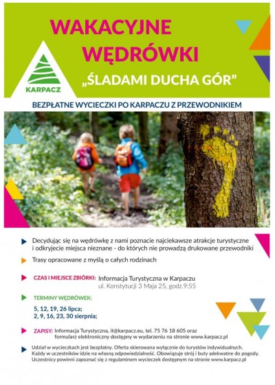Wakacyjne wędrówki Śladami Ducha Gór. Bezpłatne wycieczki po Karpaczu z przewodnikiem